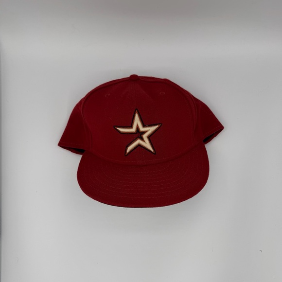 New Era Other - New Era Houston Astros 59FIFTY Fitted Baseball Hat Size 7 3/4.  Red, NWT.